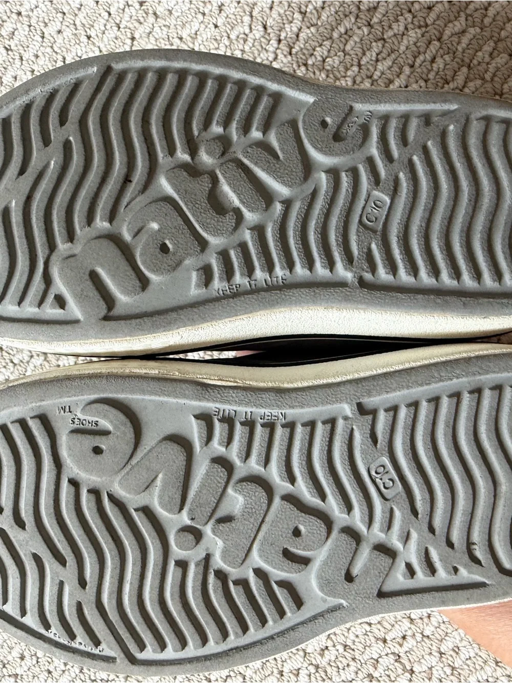 Native Kids Gray Slip-On Ventilated Water Shoes
